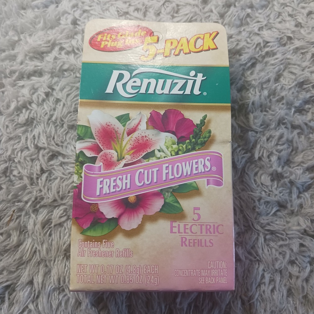 Renuzit‎ Fresh Cut Flowers Electric Refills 5 Pack READ 2003 Y2K Discontinued